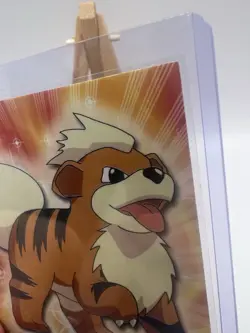 1999 Topps Pokemon TV Animation Edition Growlithe #58 Green Topps Logo LP - Image 3