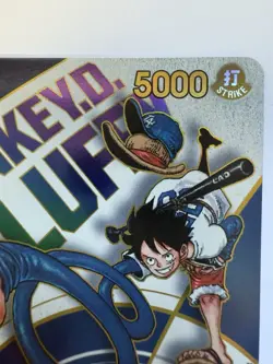 “ONE PIECE × LA DODGERS Promo Card - Monkey D. Luffy EB02 - Un-sealed Near Mint” - Image 2