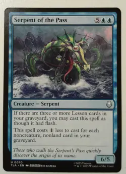 Serpent of the Pass *Uncommon* Magic MtG x1 Avatar: The Last Airbender - Image 1