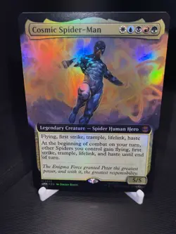 Cosmic Spider-Man (Extended Art) Marvel's Spider-Man Foil - Image 1