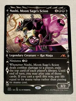 Nashi, Moon Sage's Scion (Showcase) Kamigawa: Neon Dynasty Regular - Image 1
