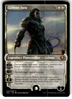 MTG Magic the Gathering Gideon Jura (1/8) Signature Spellbook 2 Gideon - Image 1