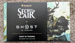 Ghost of Tsushima Secret Lair MTG Rainbow FOIL Sealed In Hand Magic PlayStation - Image 1