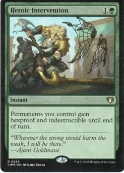 MTG: Commander Masters: Heroic Intervention: Lightly Played Condition - Image 1