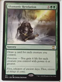 Shamanic Revelation - Commander: Streets of New Capenna- Magic the Gathering MTG - Image 1