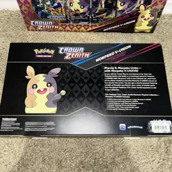 Pokemon TCG Crown Zenith Morpeko V‑Union Premium Playmat Collection Box LOT OF 2 - Image 3