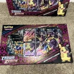 Pokemon TCG Crown Zenith Morpeko V‑Union Premium Playmat Collection Box LOT OF 2 - Image 4