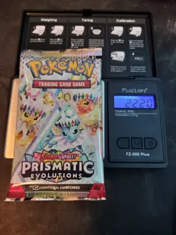 VERY HEAVY! GOD PACKUUU 22.20g Prismatic Evolutions Pokemon TCG Booster (SEALED) - Image 1