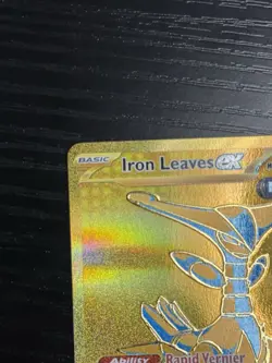 Pokemon TCG Iron Leaves ex 176/131 Sv: Prismatic Evolutions Hyper Rare 2025 NM - Image 3