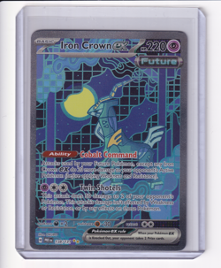 Iron Crown ex 158/131 Pokemon Prismatic Evolutions Special Illustration SIR EN! - Image 1