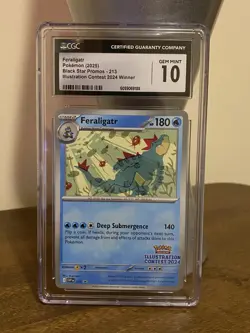 pokemon lot CGC 10 black star promo feraligatr and 3 stamped prismatic promos⭐ - Image 2
