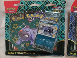 LOT OF 3 Pokemon TCG Paldean Fates Tech Sticker Collection Blister Pack Set NEW! - Image 4