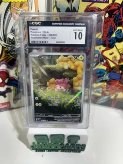 Pawmi 226/091 Illustration Rare- CGC Gem Mint 10 - Paldean Fates - Pokemon TCG - Image 1