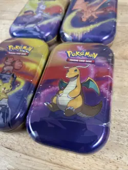 LOT OF 4 SEALED Pokemon Kanto Power Mini Tins Sun & Moon - Image 4