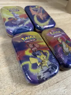 LOT OF 4 SEALED Pokemon Kanto Power Mini Tins Sun & Moon - Image 5