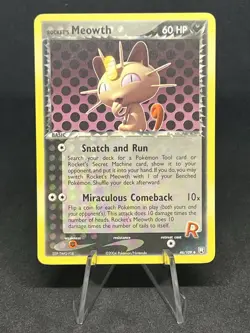 Pokemon TCG - Rocket’s Meowth 46/109 - Team Rocket Returns - Regular - Image 1