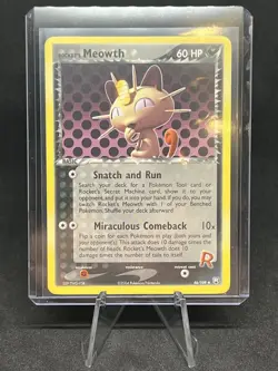 Pokemon TCG - Rocket’s Meowth 46/109 - Team Rocket Returns - Regular - Image 3