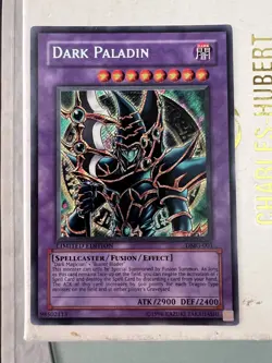 Yugioh Dark Paladin DMG-001 Secret Rare Limited Edition LP - Image 1