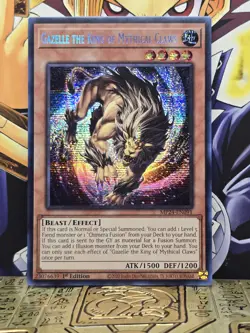 Yu-Gi-Oh! Gazelle the King of Mythical Claws (Prismatic Secret Rare) MP24-EN091 - Image 1