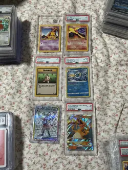 Pokemon TCG Graded Card Lot of (6 ) PSA grade 6, 8,9,9 and other grader 9 abra++ - Image 1