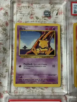 Pokemon TCG Graded Card Lot of (6 ) PSA grade 6, 8,9,9 and other grader 9 abra++ - Image 4