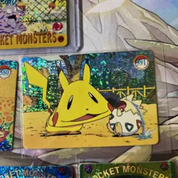 Raichu Vintage Pokemon Pocket Monster Prism Holo 6 Card Lot #56 - Image 4