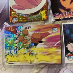 Pikachu Vintage Pokemon Pocket Monster Prism Holo 5 Card Lot auction#59 - Image 5