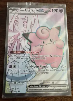 Pokemon TCG Journey Together Lillie's Clefairy EX SVP 195 Promo (bundle) SEALED - Image 1