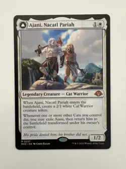 Ajani Nacatl Pariah / Avenger MTG Magic the Gathering Card NM Near Mint MH3 - Image 1