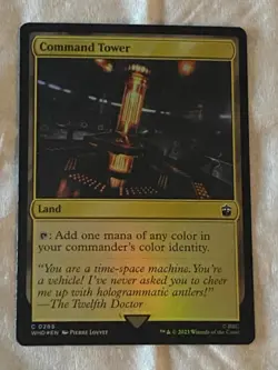 Magic the Gathering DOCTOR WHO COMMAND TOWER FOIL Card #265 - Image 1