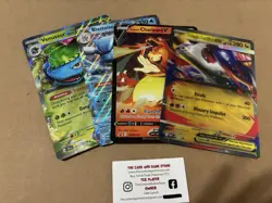 4 Jumbo Pokemon Pokemon EX V Promo Card TCG Venusaur Latias Charizard Blastiose - Image 1
