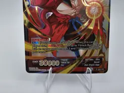 Dragon Ball Super Card Game SS4 Son Goku Beyond Limits Gold Foil P-262 PR Mint - Image 3