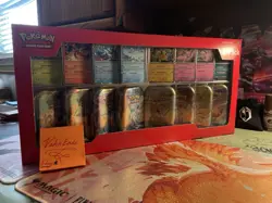 Pokemon TCG Scarlet & Violet Prismatic Evolutions Mini Tins Sealed, 8-Card - Image 1