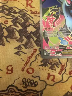 ENGLISH Mega Charizard X EX FULL ART 109/094 Phantasmal Flames Pokemon Card - Image 3