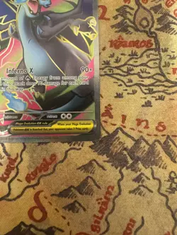 ENGLISH Mega Charizard X EX FULL ART 109/094 Phantasmal Flames Pokemon Card - Image 5