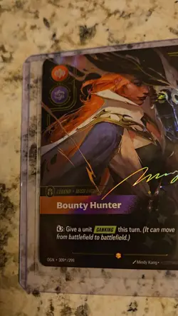 Miss Fortune Overnumber Signature Card. Riftbound TCG. - Image 2