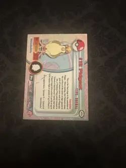 Pokemon #18 Pidgeot 1999 TV Animation Edition Black Logo Topps - Image 2