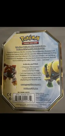 Pokemon TCG Vintage Tins Lot Of 5 Diamond & Pearl Lucario Arceus Era No Cards - Image 3