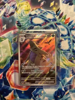 Pokemon TCG Tyranitar Paldea Evolved Illustration Rare Card 222/193 - Image 1
