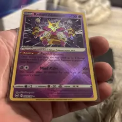 Pokemon TCG Radiant Alakazam Silver Tempest 059/195 Holo Radiant Rare - Image 1