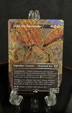 MTG Zirda the Dawnwalker Showcase Halo Foil MtG Multiverse Legends MUL #0195 - Image 1