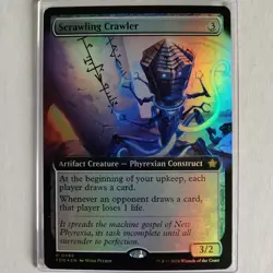 Scrawling Crawler - Foil Extended Art - NM - Foundations FDN - MTG - Image 1