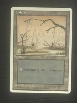Magic MTG Italian Revised Swamp Artist Proof Near Mint - Only 50 Exist! - Image 1