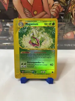 Pokemon TCG Meganium Expedition Base Set 18/165 Reverse Holo Holo Rare - Image 1