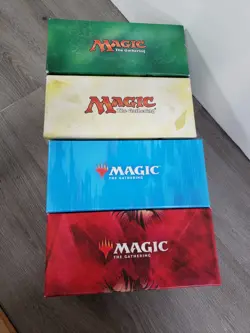 LOT OF 4 MAGIC THE GATERTHING Fat Pack Deck Boxes ONLY EMPTY - Image 5