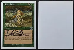 SIGNED MtG Magic Rebecca Guay Sixth 6th Ed 6E Artist Proof _ ELVEN CACHE _ 100K! - Image 1