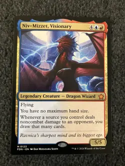 Magic The Gathering MTG - Niv-Mizzet, Visionary - Foundations - Image 1