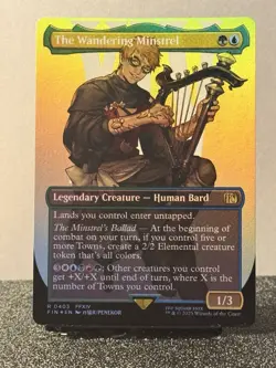 The Wandering Minstrel (Borderless) Final Fantasy Foil - Image 1