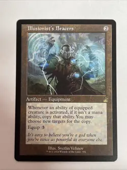 Illusionist's Bracers (Retro Frame) Ravnica Remastered #392 Rare - Image 1