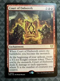 MTG Court of Embereth #0024 Rare Wilds of Eldraine (WOE) - Image 2